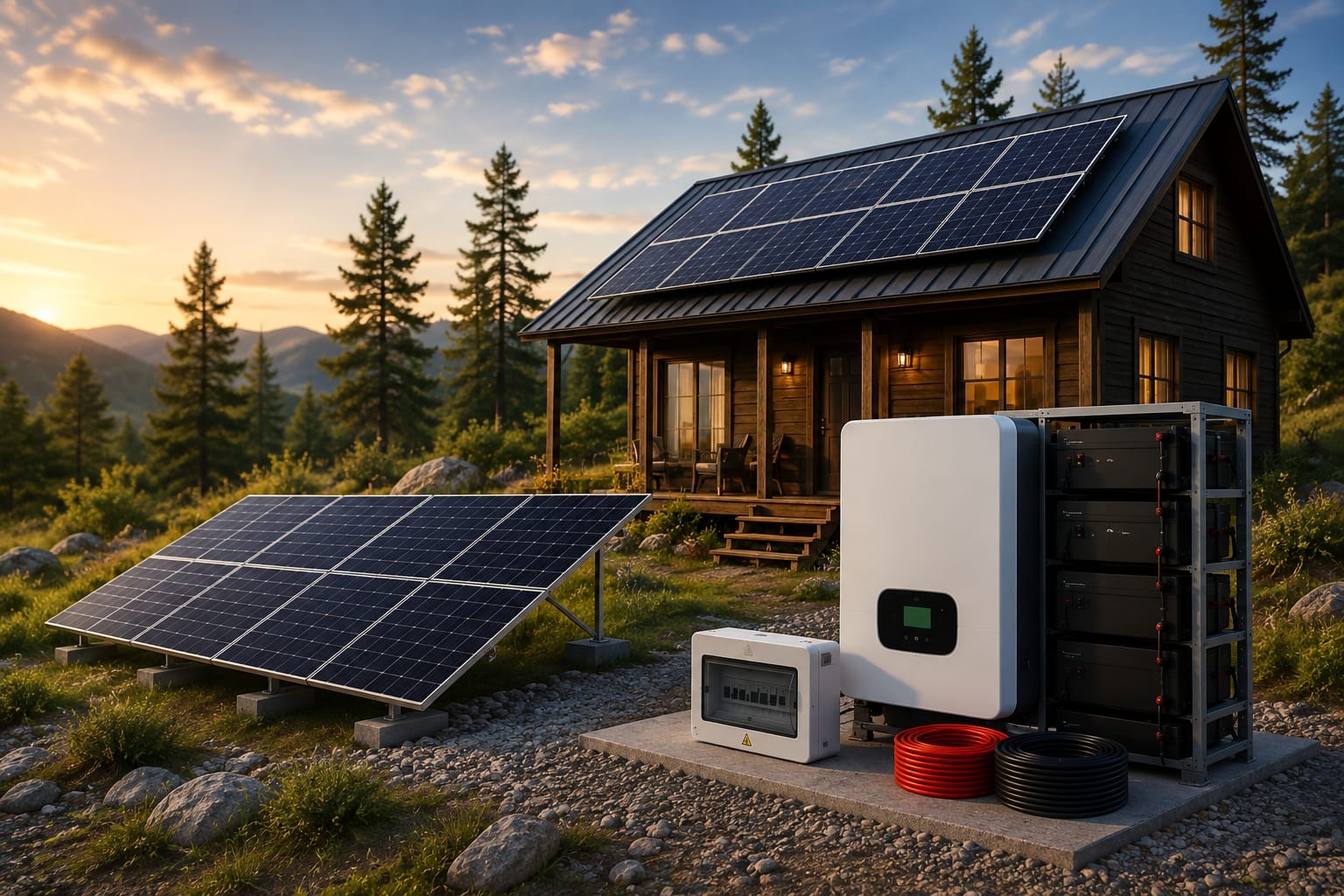 Sistem fotovoltaic off grid