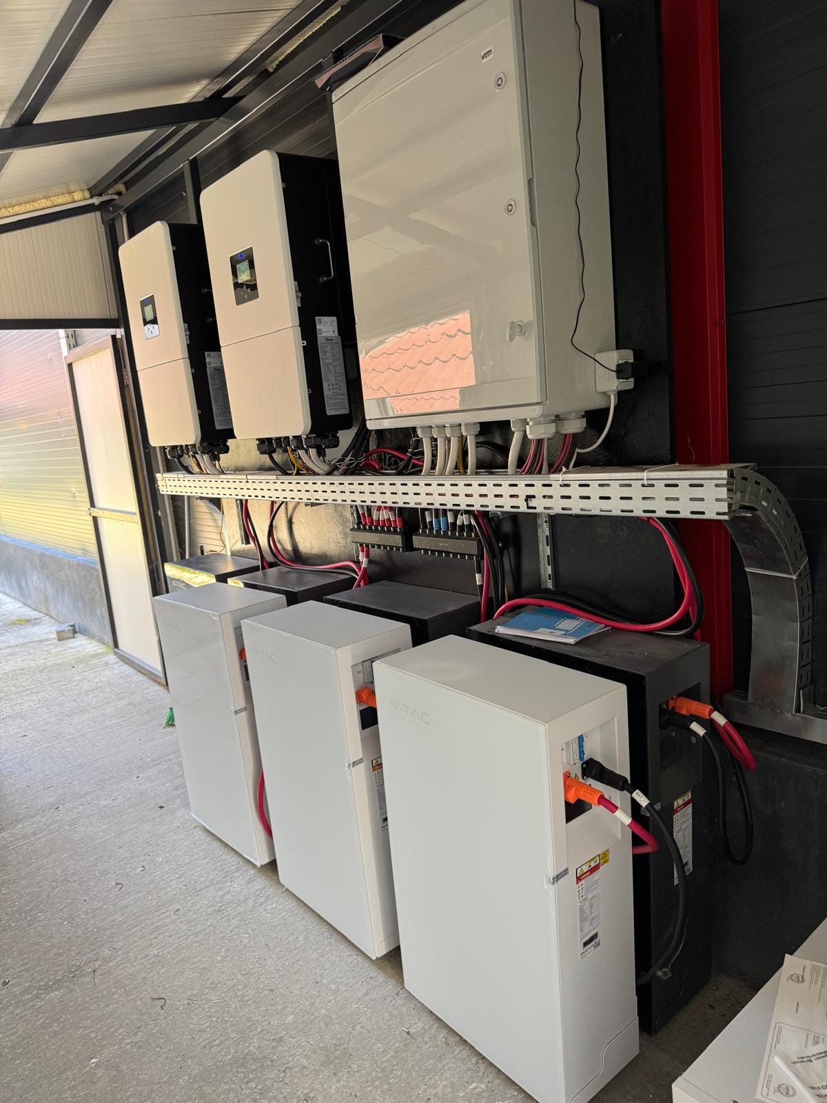 Sistem stocare 50 kw magazin la doi pasi